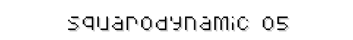 Squarodynamic 05 font